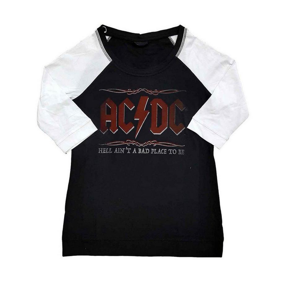 AC/DC ACDC Hell Ain't A Bad Place T-Shirt Raglan  