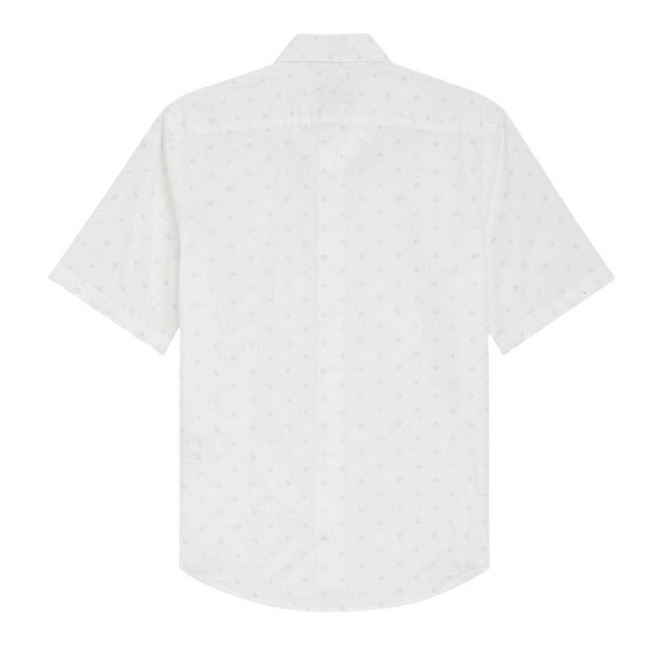 BOSS Camicia Regular Fit Maniche Corte Microstampa  