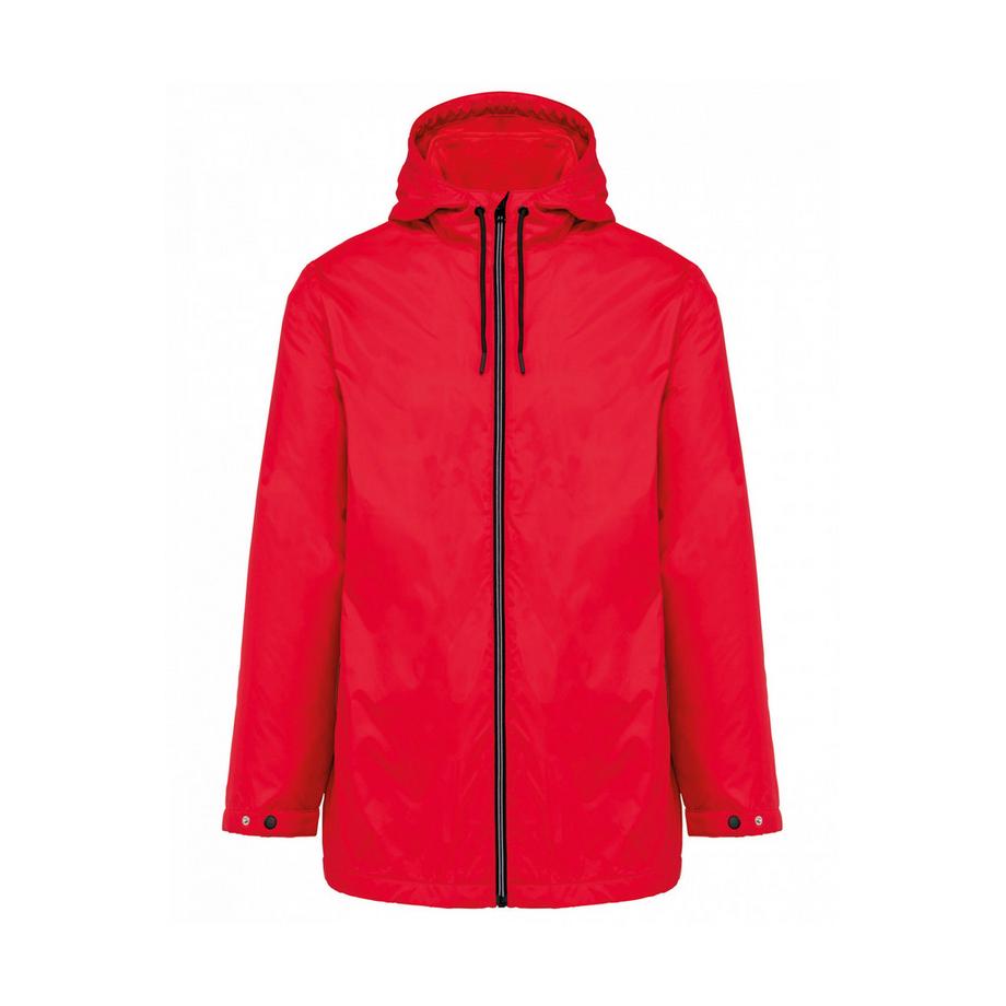 veste imperméable à capuche avec doublure en micropolaire
