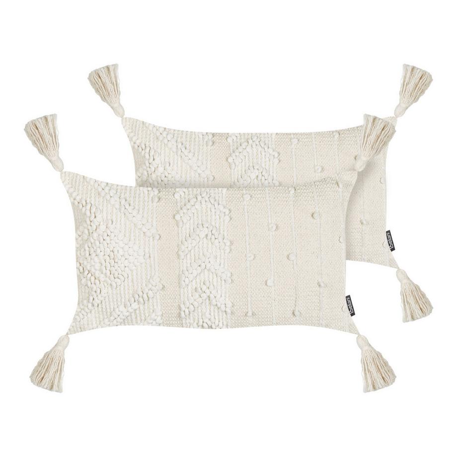 Lot de 2 coussins décoratifs en Coton  VALVARIA