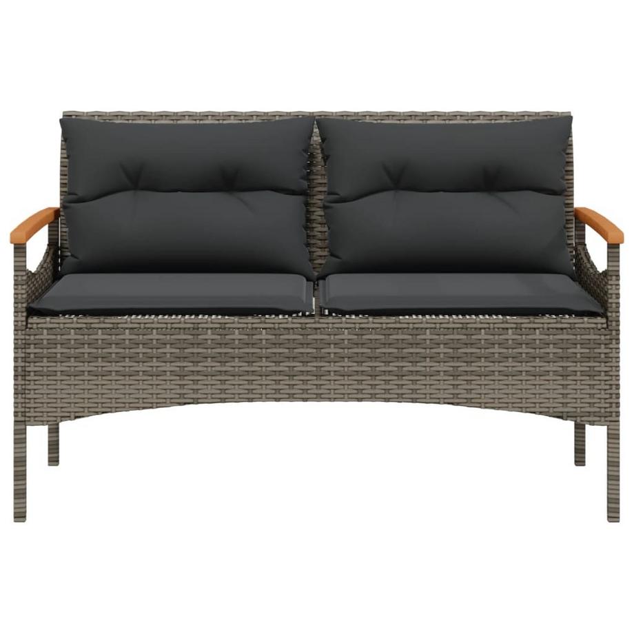 VidaXL panca da giardino Polirattan  