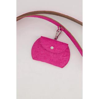 Ulla Popken Ledertasche Krokoprägung abnehmbare Minitaschen  