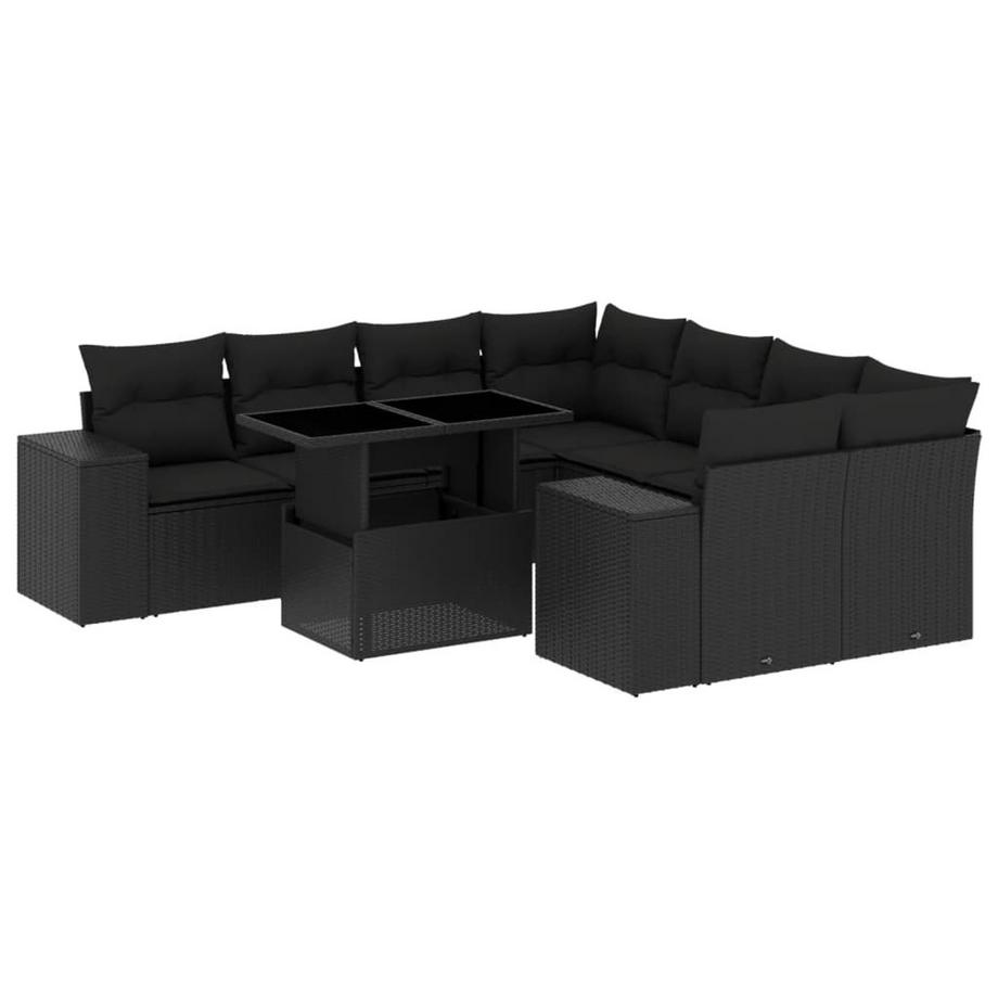 set divano da giardino Polirattan