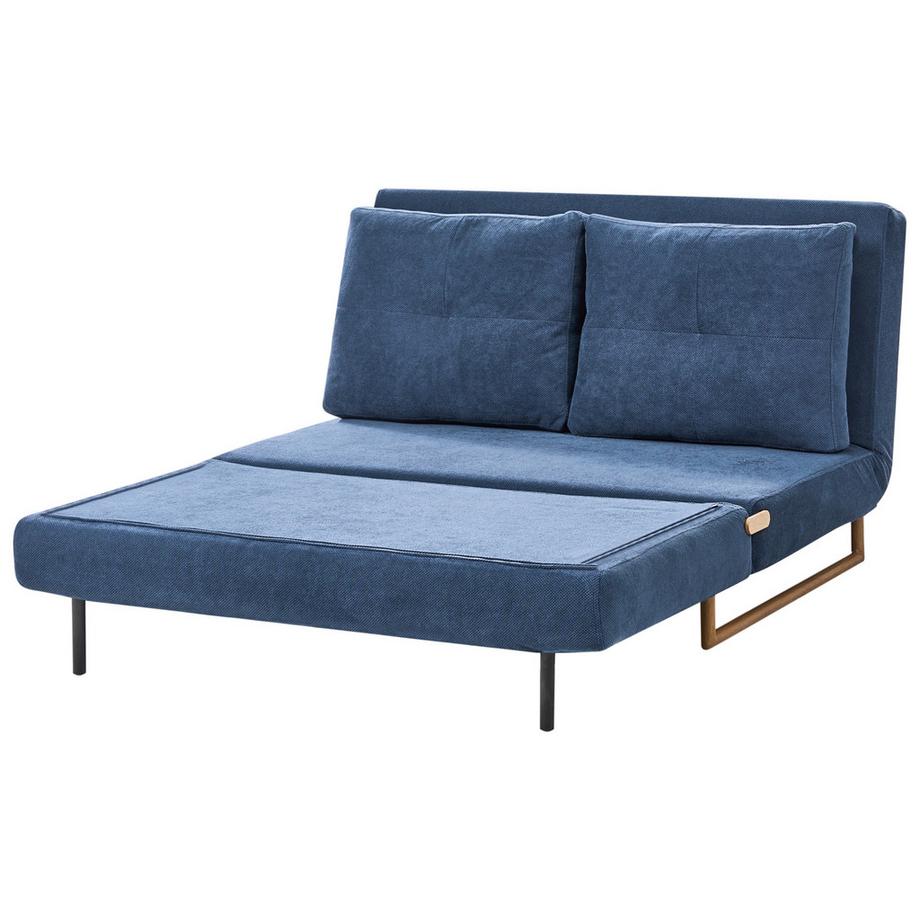 Beliani Canapé 2 places en Tissu  JERSLEV  