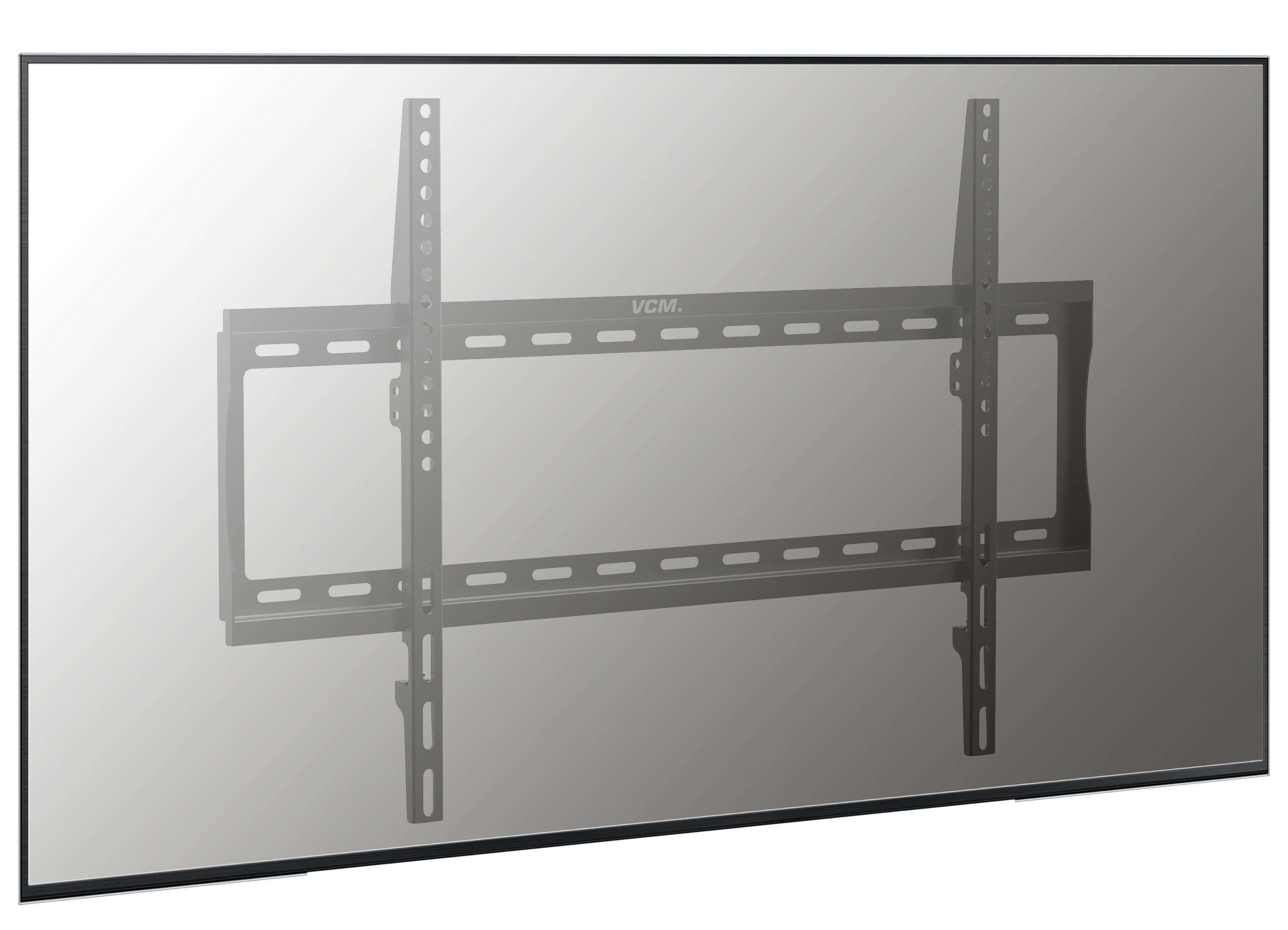 VCM Universal TV Halterung | VESA Wandhalterung | Fernsehhalter Halter flach | Belastbarkeit bis zu 25 kg - B-FX600  