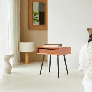 Tikamoon Comodino in teak Simen  