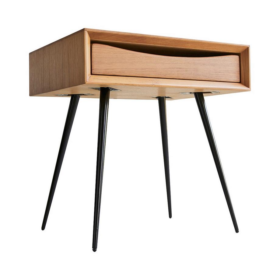 Nachttisch aus Teak Simen