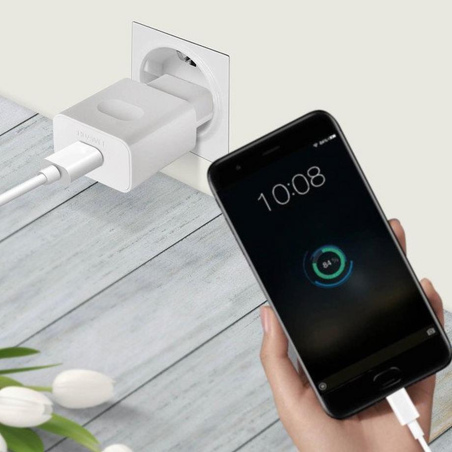 HUAWEI  Chargeur secteur Huawei Type C 1m Blanc 