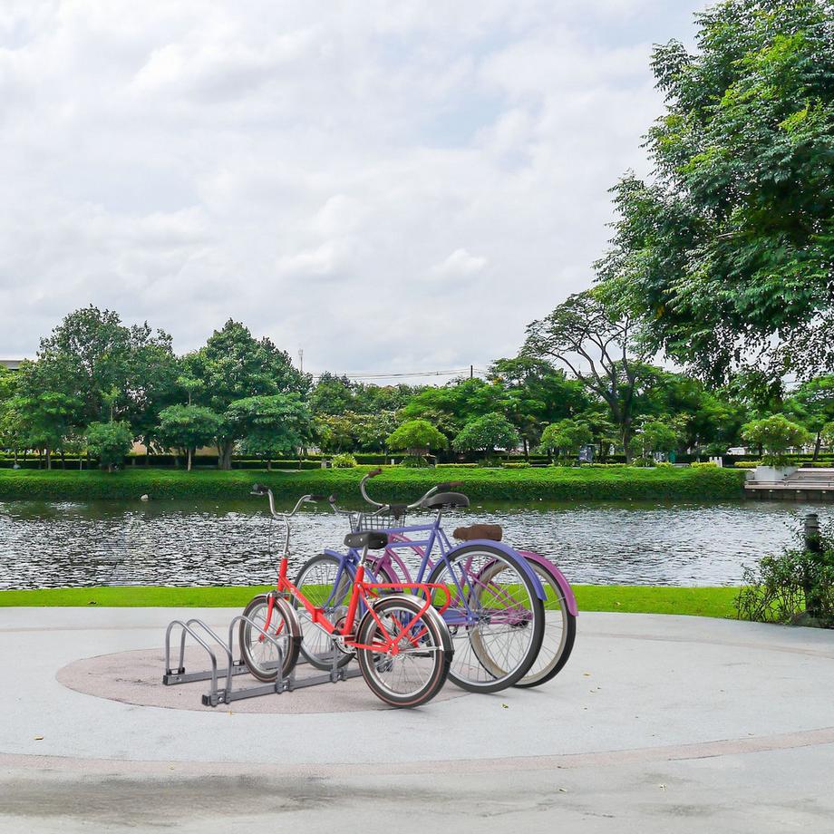 Arebos  Fahrradständer Aufstellständer Radständer Fahrradhalter Fahrrad Garage 