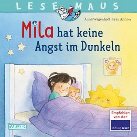 LESEMAUS 212: Mila hat keine Angst im Dunkeln Wagenhoff, Anna; Frau Annika (Illustrationen) Copertina rigida 