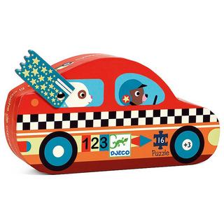 Djeco  Puzzle Rennauto (16Teile) 