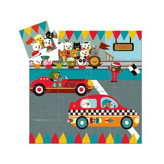 Djeco  Puzzle Rennauto (16Teile) 