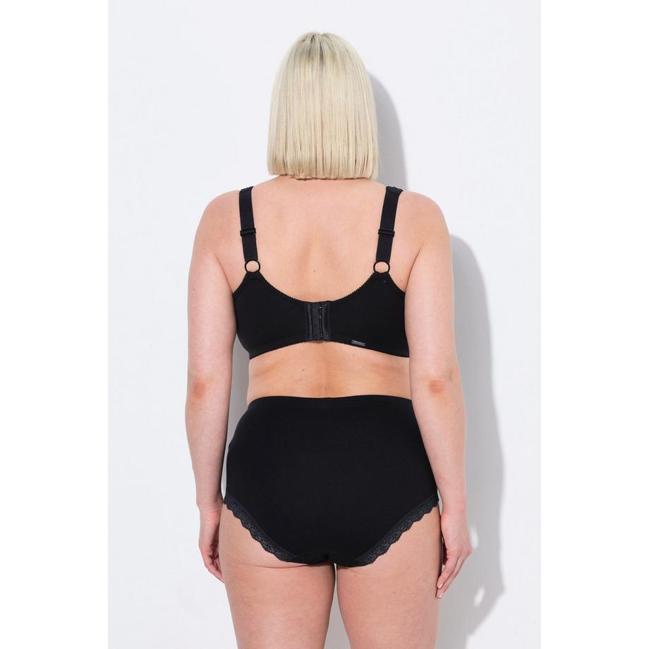 Ulla Popken Reggiseno sostenitivo senza ferretto Cotone  