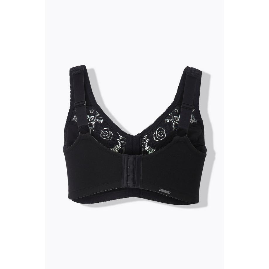 Ulla Popken Reggiseno sostenitivo senza ferretto Cotone  