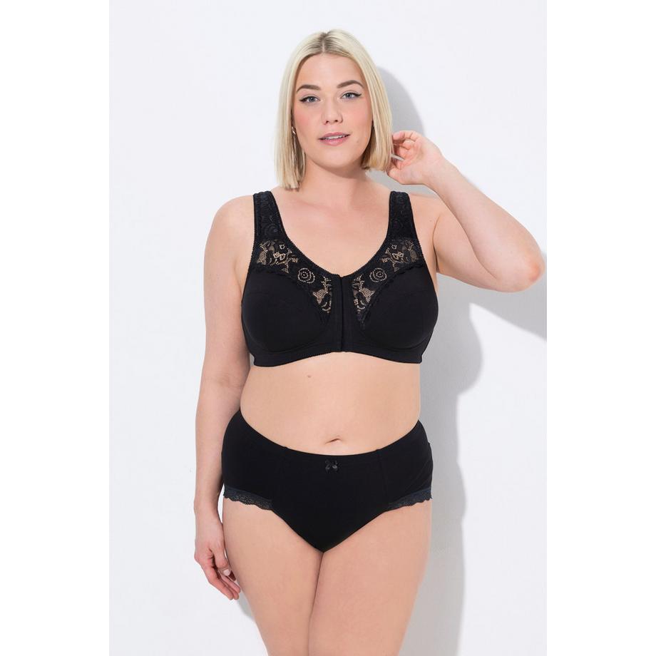 Ulla Popken Reggiseno sostenitivo senza ferretto Cotone  