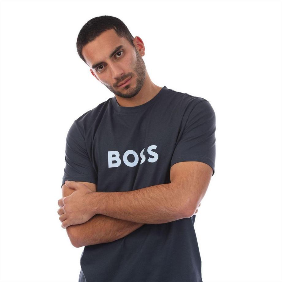 BOSS T-Shirt Stampa Logo Taglio Regolare  
