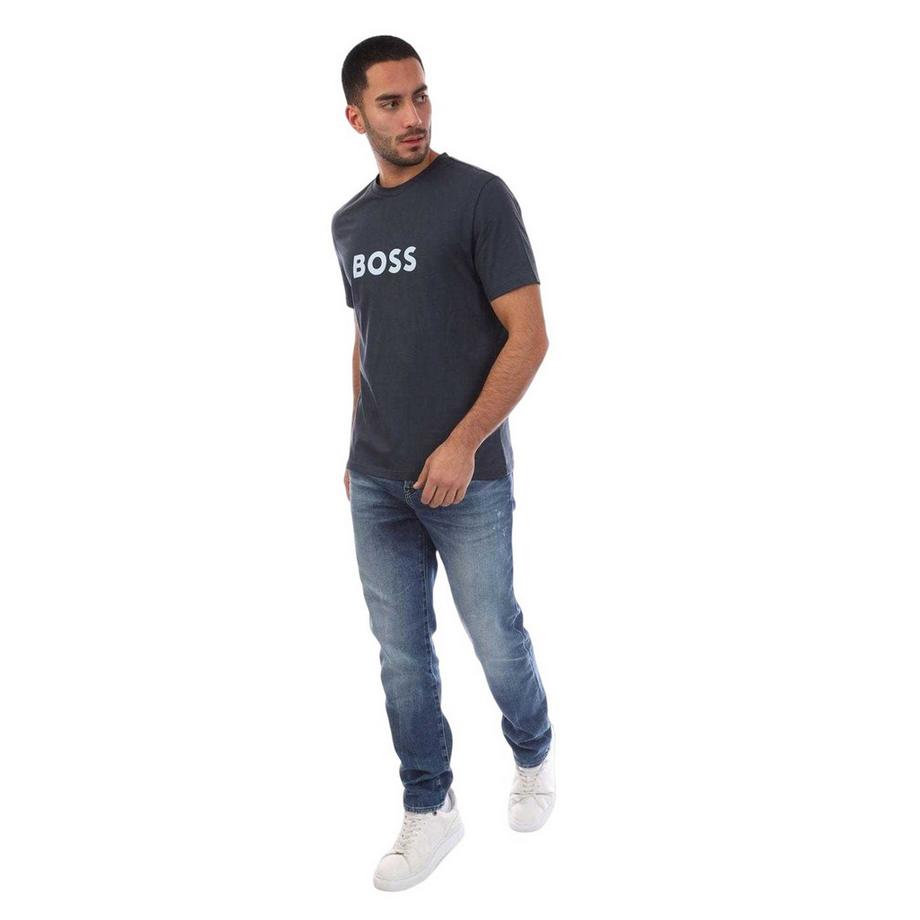 BOSS T-Shirt Stampa Logo Taglio Regolare  