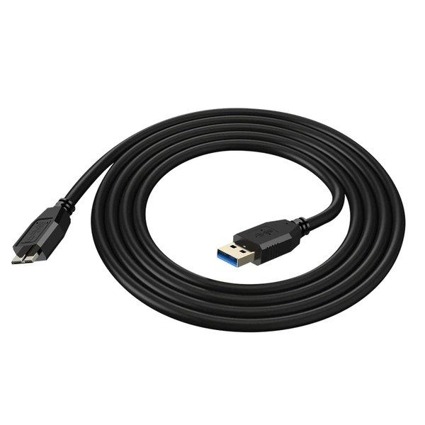 Avizar  USB 3.0 / Micro B Kabel 1.8m Schwarz 