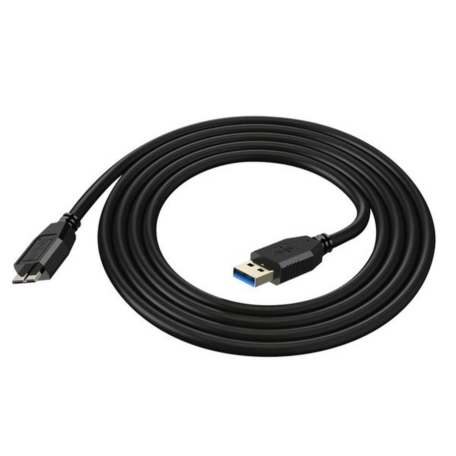 Avizar  Câble USB 3.0 vers Micro B 1,8m Noir 