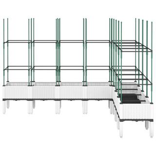 VidaXL Jardinière polypropylène  