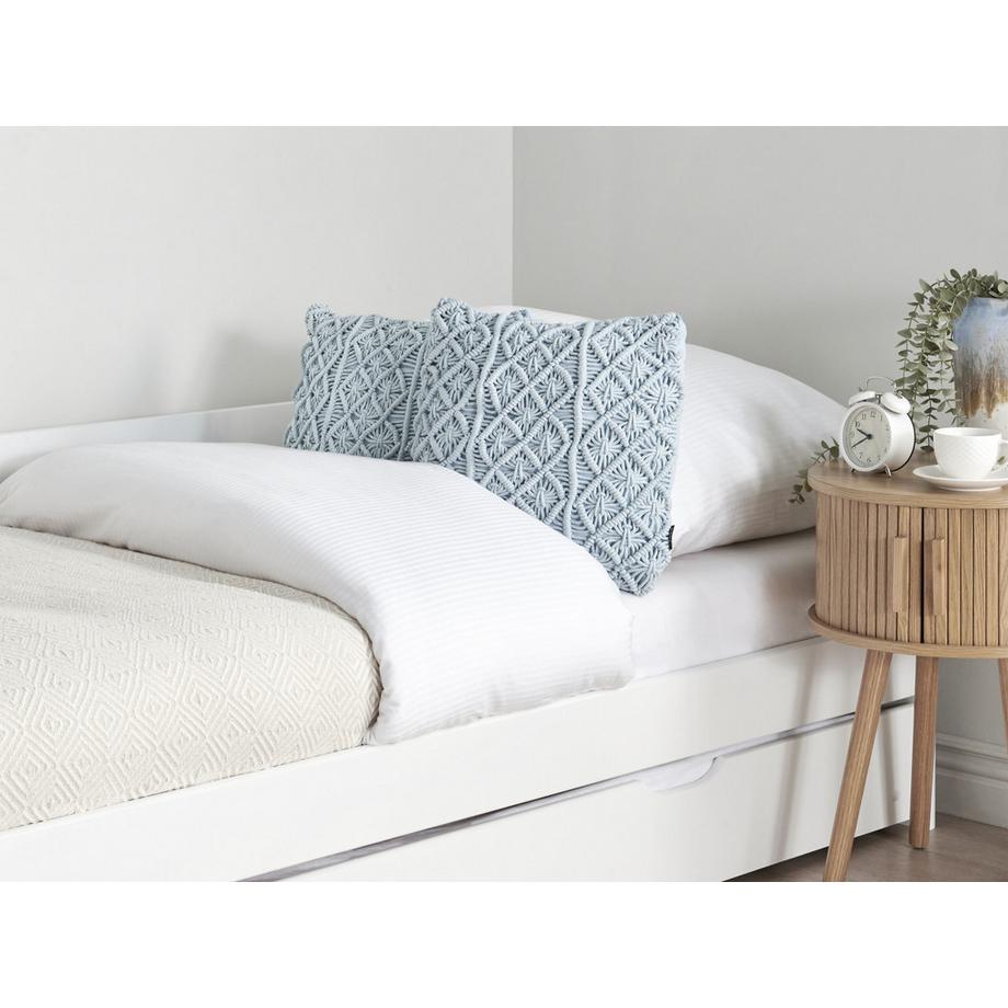 Beliani Lot de 2 coussins décoratifs en Coton Boho GOREME  