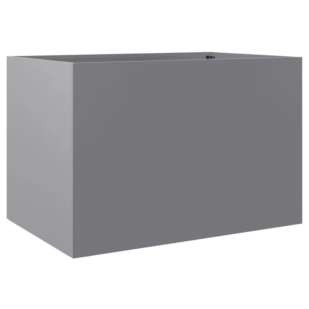VidaXL - Jardinière acier, One Size, Argent