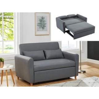 Vente-unique Schlafsofa 2Sitzer AYLA Stoff  