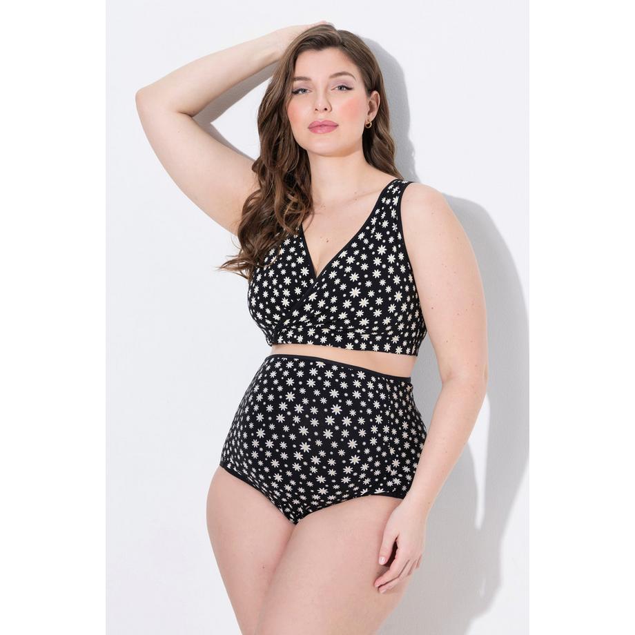 Ulla Popken Bellieva Culottes extra-hautes lot de 2 empiècement sur le ventre  