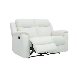 Vente-unique Relaxsofa Leder 2Sitzer ElfenbeinEVASION  