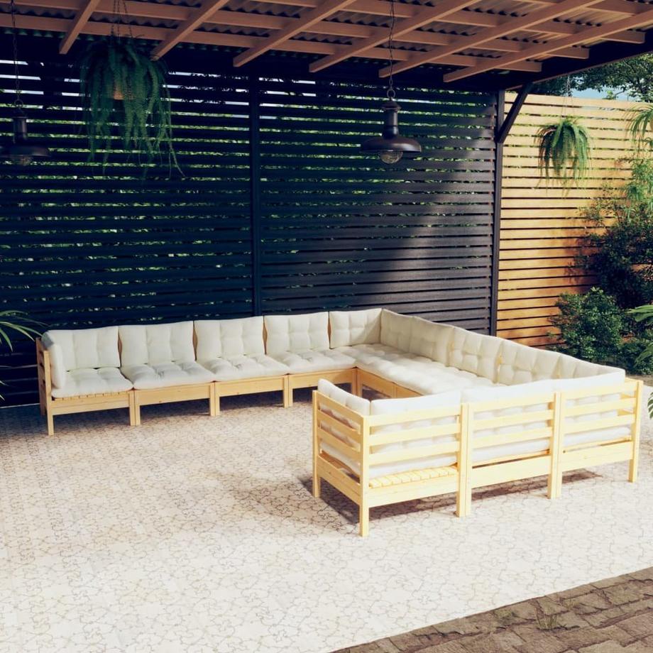 VidaXL Garten-lounge-set kiefernholz  