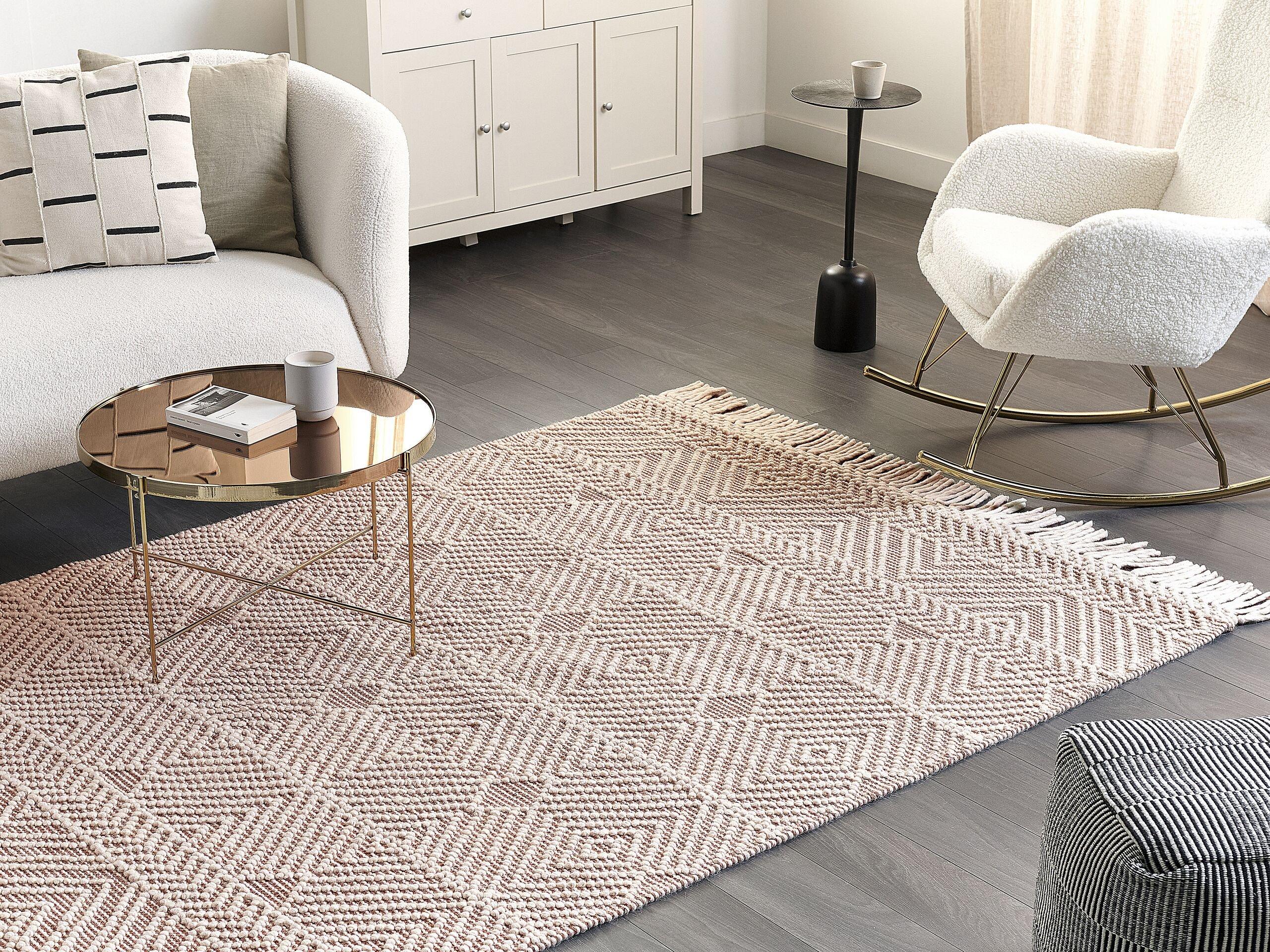 Beliani Tapis en Laine Boho KESTEL  