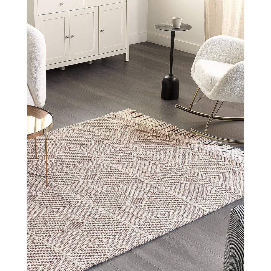 Beliani Tapis en Laine  KESTEL  