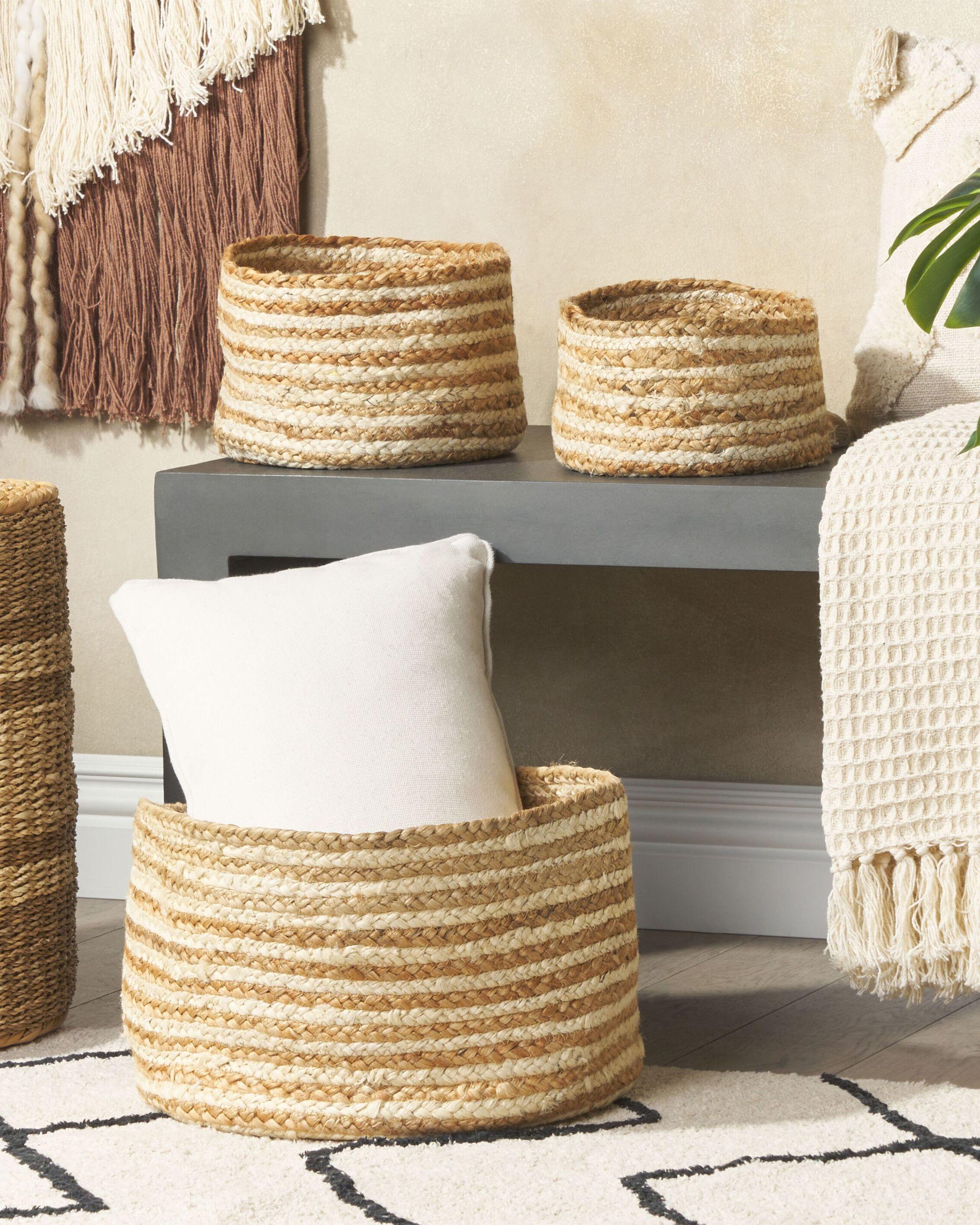 Beliani Accessoires en Jute Boho KAHU  