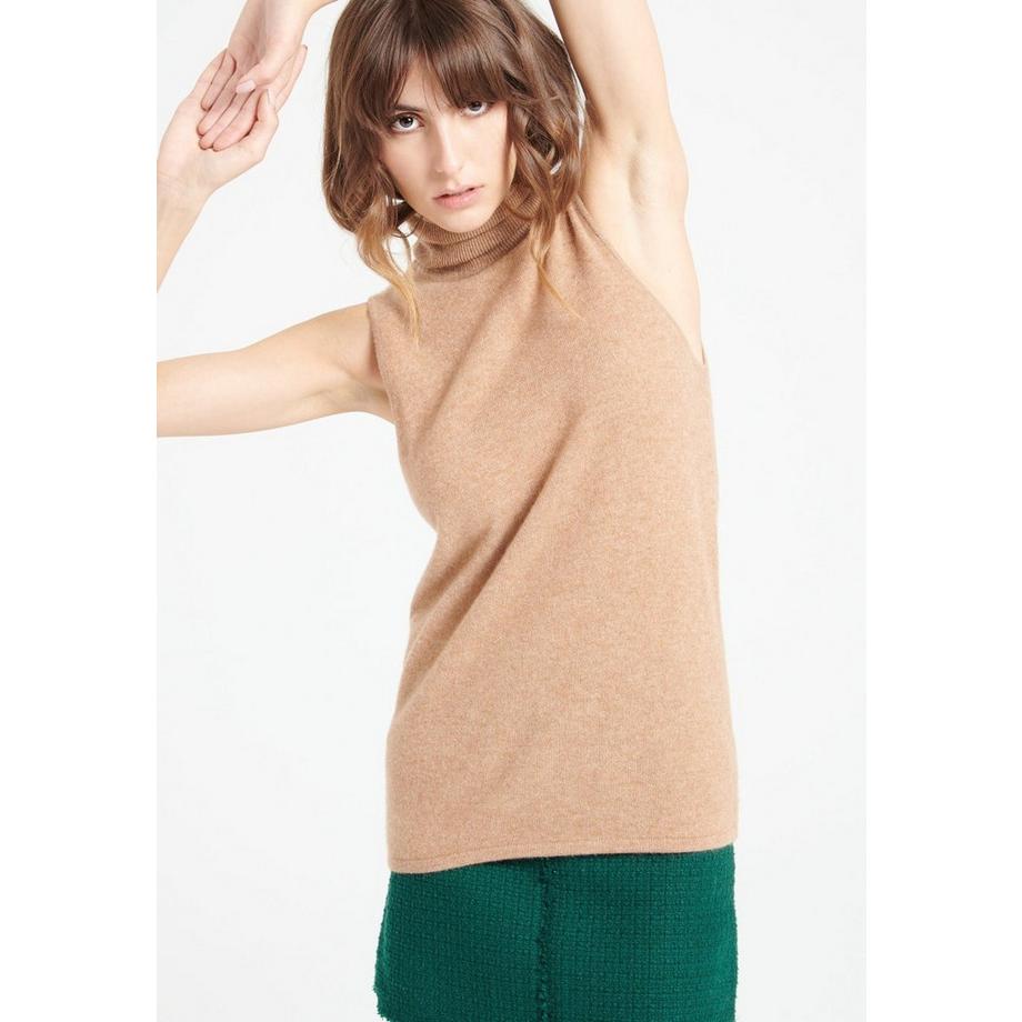 Studio Cashmere8 LILLY 13 Pull col roulé sans manches  