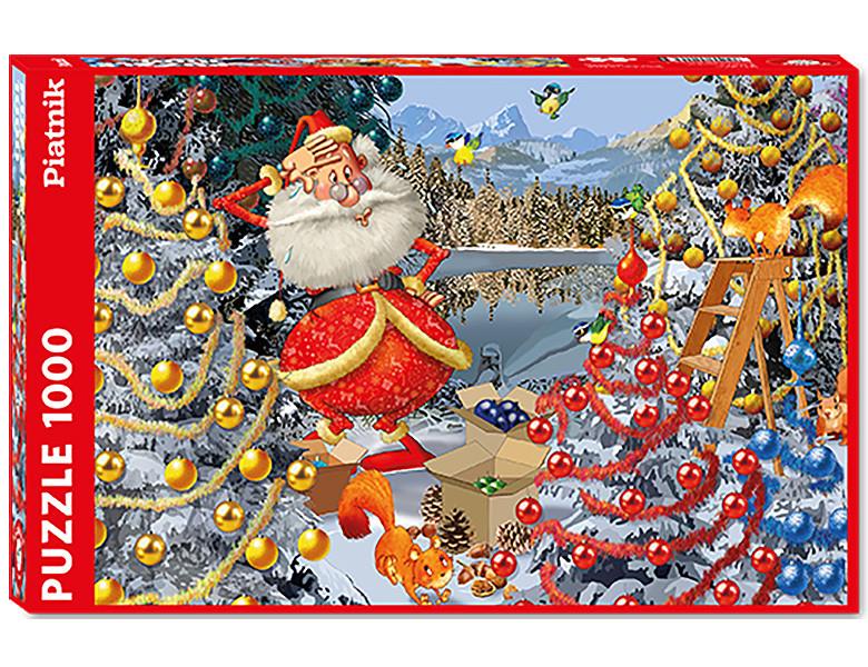 Piatnik  Puzzle Christbaumschmuck (1000Teile) 