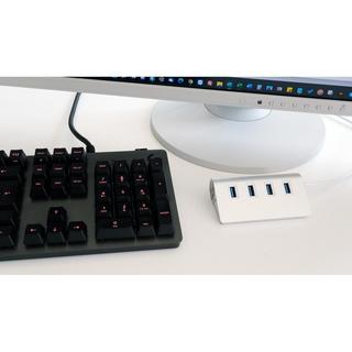 EXSYS  EX-1134-2 hub di interfaccia USB 3.2 Gen 1 (3.1 Gen 1) Type-A 5000 Mbit/s Argento 