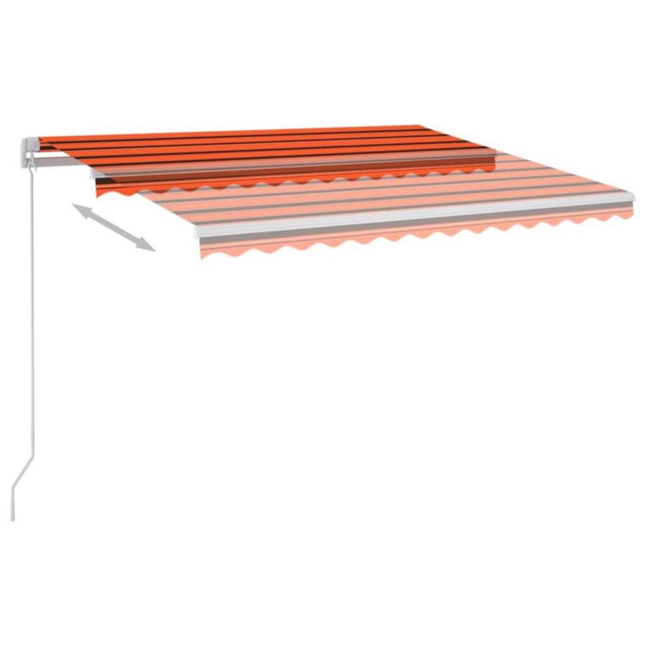 VidaXL Auvent rétractable aluminium  