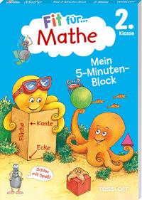 Fit für Mathe 2. Klasse. Mein 5-Minuten-Block Zenker, Werner; Wandrey, Guido (Illustrationen) Couverture rigide 