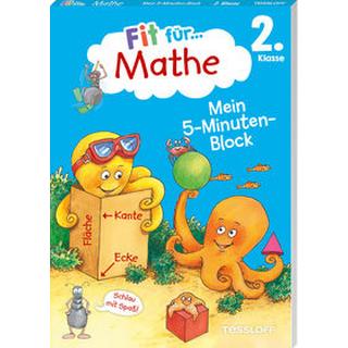 Fit für Mathe 2. Klasse. Mein 5-Minuten-Block Zenker, Werner; Wandrey, Guido (Illustrationen) Couverture rigide 