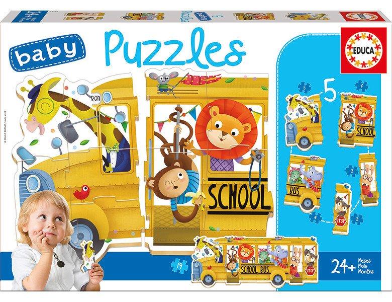 Image of Educa Baby Puzzles Animals Bus (19Teile)