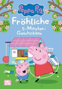 Peppa Wutz Gutenachtgeschichten: Fröhliche 5-Minuten-Geschichten Kein Autor Copertina rigida 