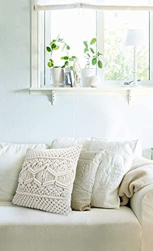 Alopini Set di 2 Fodere per Cuscini Decorativi Macramè Boho  