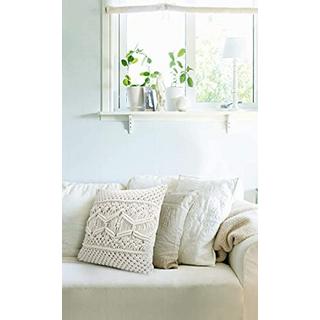 Alopini Set di 2 Fodere per Cuscini Decorativi Macramè Boho  