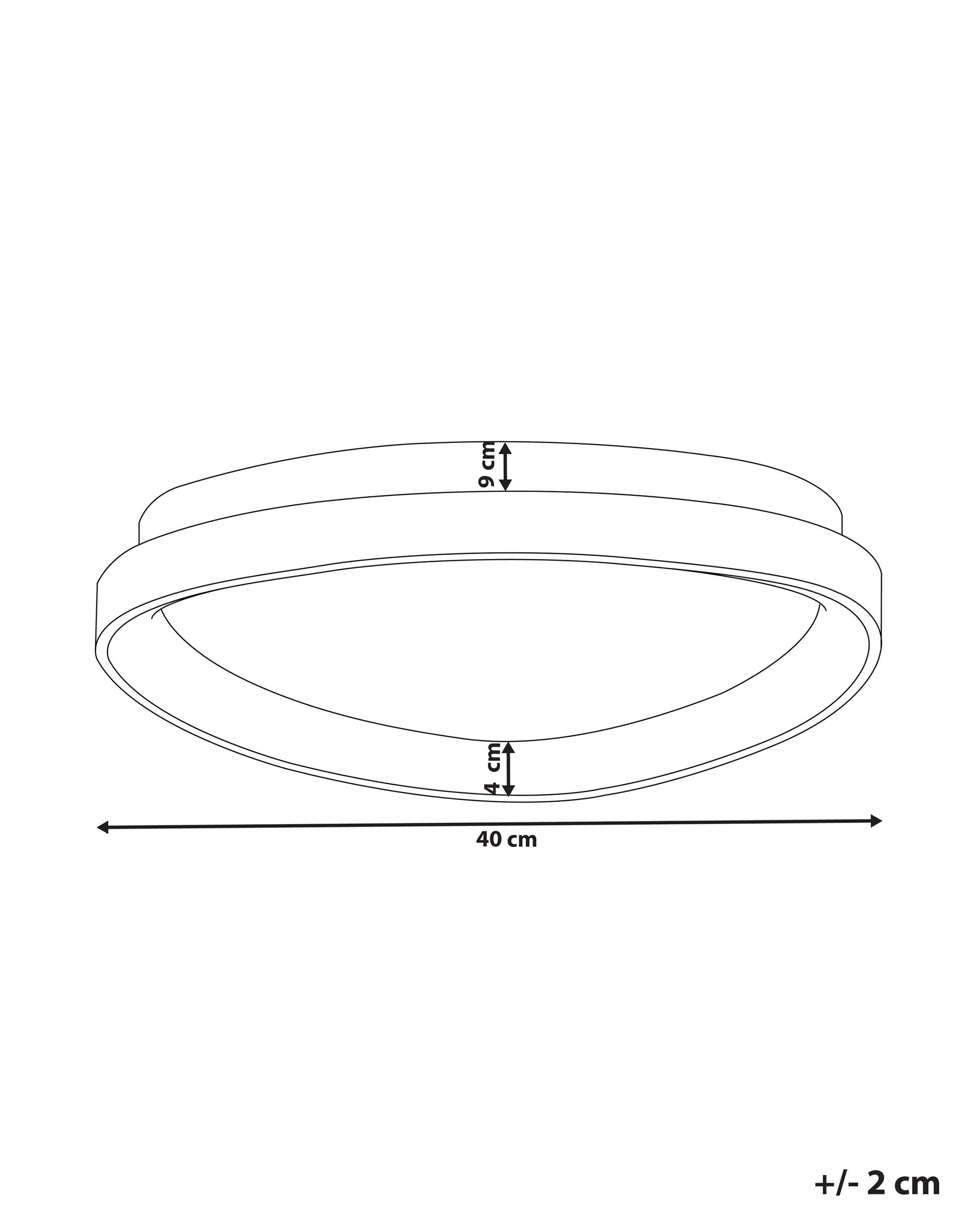 Beliani Plafonnier en Acier Moderne NANDING  