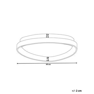 Beliani Plafonnier en Acier Moderne NANDING  