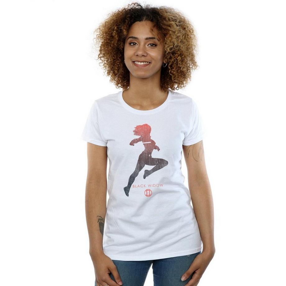 MARVEL Black Widow Silhouette T-Shirt  