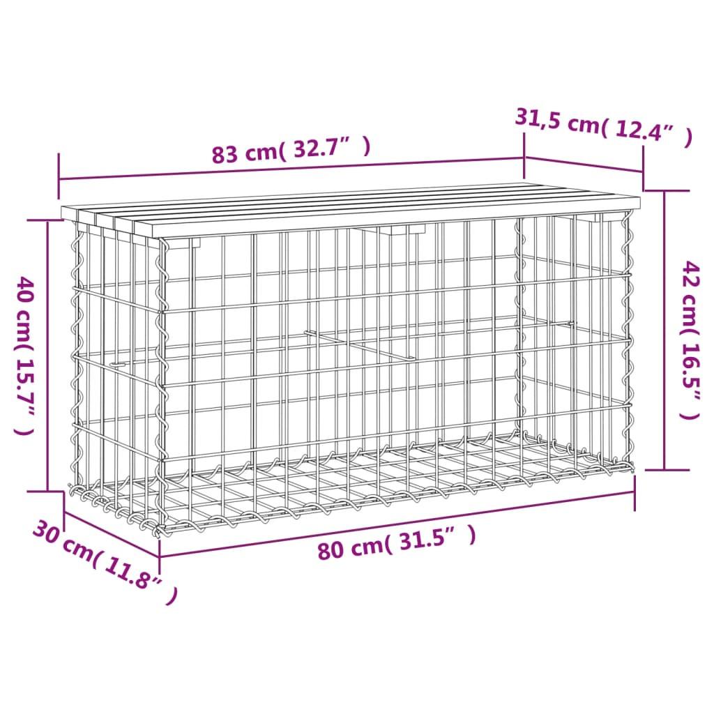 VidaXL Banc de jardin bois de douglas  