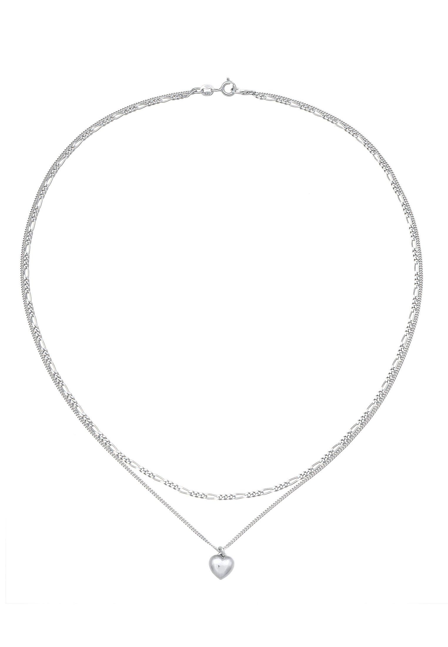 Elli  Collier Femmes Couches Pendentif Coeur Figaro 