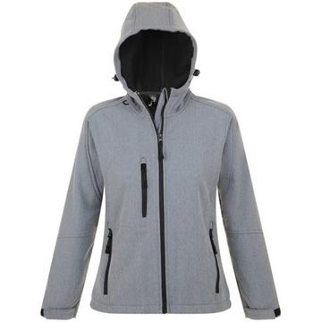 Replay SoftshellJacke mit Kapuze, atmungsaktiv, winddicht, wasserabweisend