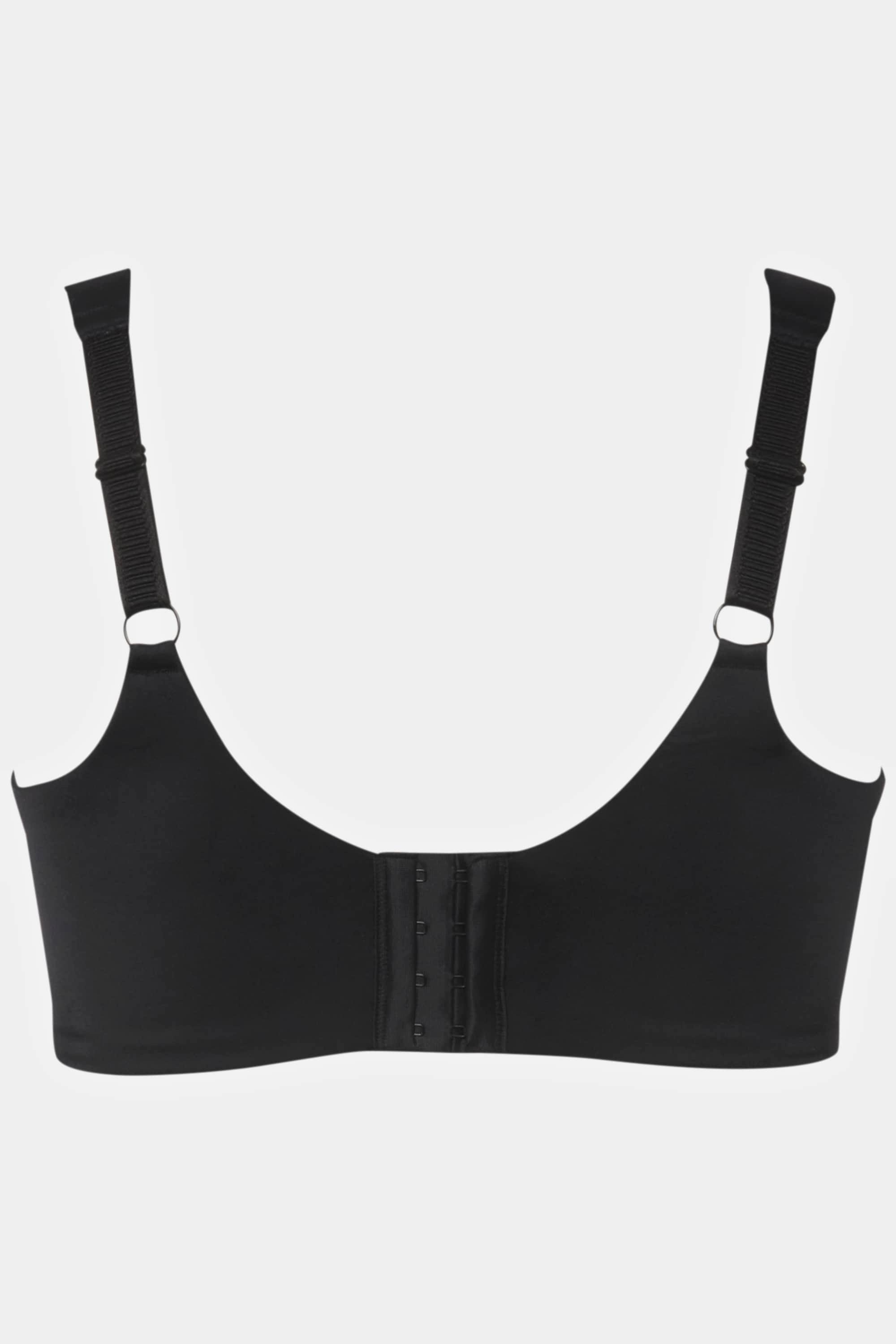 Ulla Popken  Reggiseno in microfibra senza ferretto con coppe in Spacer e coppa C-E 